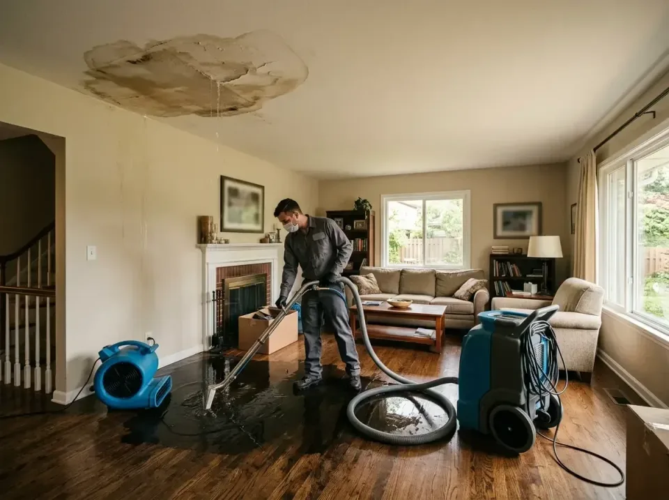 attic-pipe-burst-ceiling-drip-008 — frequently asked questions, Water Damage Restoration & Carpet Care in Medina, TN